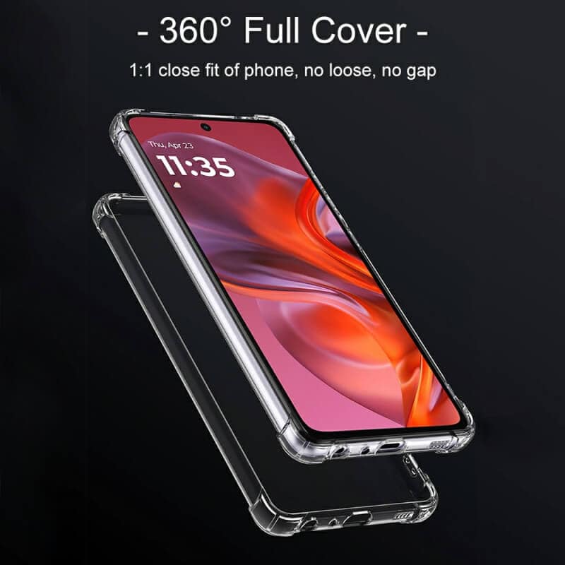 For Motorola Moto G05 4G SupRShield Heavy Duty Soft Tough Gel Transparent Air Cushion Shockproof Back Cover For Motorola Moto G05 4G SupRShield Heavy Duty Soft Tough Gel Transparent Air Cushion Shockproof Back Cover
